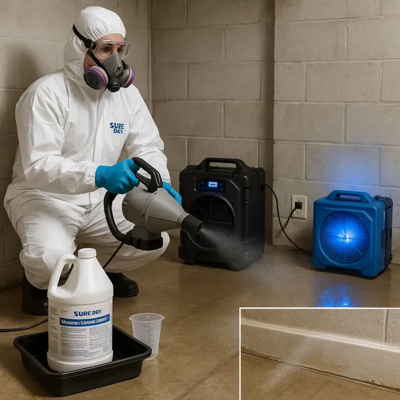 Sanitization and Odor Removal process in Dennis Port, MA